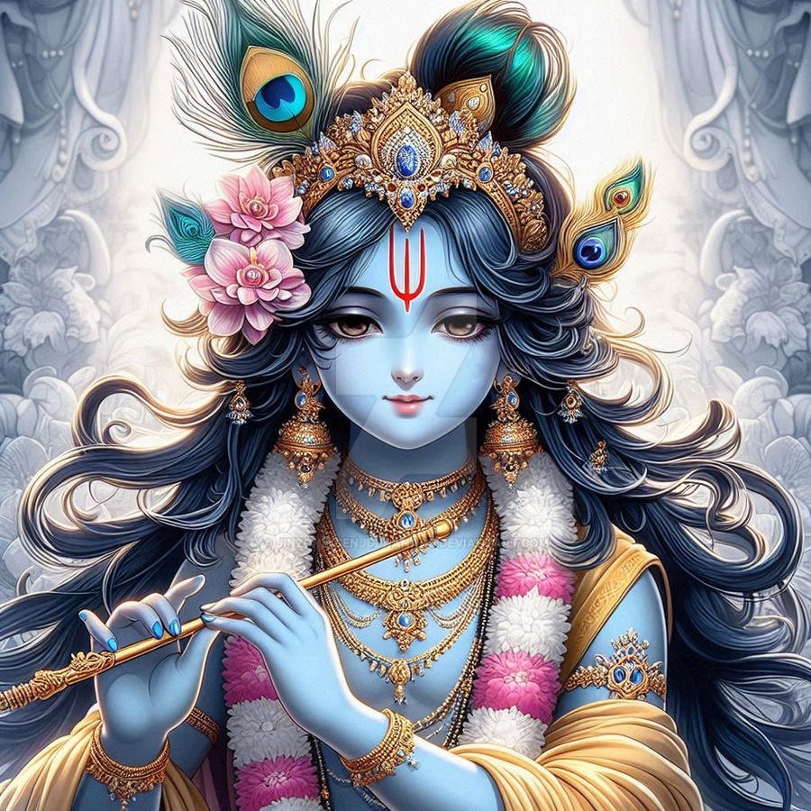 Fasting Lord Krishna